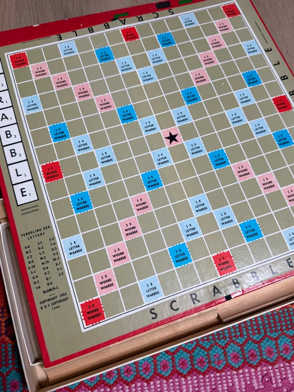 Juego de mesa Scrabble vintage 1970/1972 holandés – photo 4